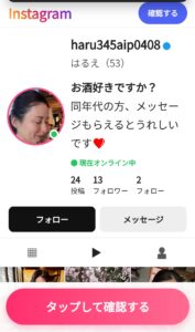 インスタの偽物(はるえ)
